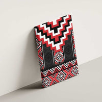 Red Taniko Aotearoa Canvas Wall Art Niho Taniwha Mix Poutama LT14 - Polynesian Pride