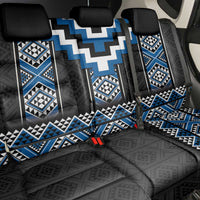 Blue Taniko Aotearoa Back Car Seat Cover Niho Taniwha Mix Poutama LT14 - Polynesian Pride