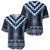 Blue Taniko Aotearoa Baseball Jersey Niho Taniwha Mix Poutama LT14