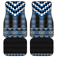 Blue Taniko Aotearoa Car Mats Niho Taniwha Mix Poutama LT14 - Polynesian Pride