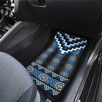 Blue Taniko Aotearoa Car Mats Niho Taniwha Mix Poutama LT14 - Polynesian Pride