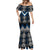 Blue Taniko Aotearoa Mermaid Dress Niho Taniwha Mix Poutama