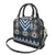 Blue Taniko Aotearoa Shoulder Handbag Niho Taniwha Mix Poutama