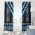 Blue Taniko Aotearoa Window Curtain Niho Taniwha Mix Poutama LT14