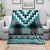 Turquoise Taniko Pattern Aotearoa Blanket Niho Taniwha Mix Poutama