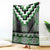 Green Taniko Pattern Aotearoa Blanket Niho Taniwha Mix Poutama