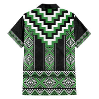 Green Taniko Pattern Aotearoa Hawaiian Shirt Niho Taniwha Mix Poutama LT14 - Polynesian Pride
