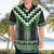 Green Taniko Pattern Aotearoa Hawaiian Shirt Niho Taniwha Mix Poutama LT14