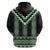 Green Taniko Pattern Aotearoa Hoodie Niho Taniwha Mix Poutama LT14