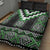 Green Taniko Pattern Aotearoa Quilt Bed Set Niho Taniwha Mix Poutama