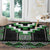 Green Taniko Pattern Aotearoa Round Carpet Niho Taniwha Mix Poutama