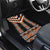 Orange Taniko Pattern Aotearoa Car Mats Niho Taniwha Mix Poutama