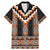 Orange Taniko Pattern Aotearoa Family Matching Mermaid Dress and Hawaiian Shirt Niho Taniwha Mix Poutama LT14