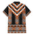 Orange Taniko Pattern Aotearoa Family Matching Mermaid Dress and Hawaiian Shirt Niho Taniwha Mix Poutama LT14