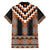 Orange Taniko Pattern Aotearoa Hawaiian Shirt Niho Taniwha Mix Poutama LT14