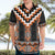 Orange Taniko Pattern Aotearoa Hawaiian Shirt Niho Taniwha Mix Poutama LT14