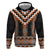 Orange Taniko Pattern Aotearoa Hoodie Niho Taniwha Mix Poutama LT14