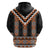 Orange Taniko Pattern Aotearoa Hoodie Niho Taniwha Mix Poutama LT14