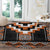 Orange Taniko Pattern Aotearoa Round Carpet Niho Taniwha Mix Poutama