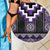 Purple Taniko Pattern Aotearoa Beach Blanket Niho Taniwha Mix Poutama