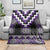 Purple Taniko Pattern Aotearoa Blanket Niho Taniwha Mix Poutama