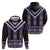 Purple Taniko Pattern Aotearoa Hoodie Niho Taniwha Mix Poutama LT14