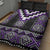 Purple Taniko Pattern Aotearoa Quilt Bed Set Niho Taniwha Mix Poutama