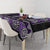 Purple Taniko Pattern Aotearoa Tablecloth Niho Taniwha Mix Poutama