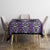 Purple Taniko Pattern Aotearoa Tablecloth Niho Taniwha Mix Poutama