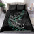 Custom New Zealand Silver Fern Rugby Bedding Set Aotearoa Kiwi Maori Pattern LT14