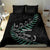 Custom New Zealand Silver Fern Rugby Bedding Set Aotearoa Kiwi Maori Pattern LT14