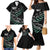 Custom New Zealand Silver Fern Rugby Family Matching Mermaid Dress and Hawaiian Shirt Aotearoa Kiwi Maori Pattern