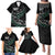 Custom New Zealand Silver Fern Rugby Family Matching Puletasi and Hawaiian Shirt Aotearoa Kiwi Maori Pattern