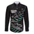 Custom New Zealand Silver Fern Rugby Family Matching Puletasi and Hawaiian Shirt Aotearoa Kiwi Maori Pattern