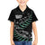 Custom New Zealand Silver Fern Rugby Family Matching Summer Maxi Dress and Hawaiian Shirt Aotearoa Kiwi Maori Pattern