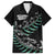 Custom New Zealand Silver Fern Rugby Family Matching Tank Maxi Dress and Hawaiian Shirt Aotearoa Kiwi Maori Pattern