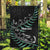 Custom New Zealand Silver Fern Rugby Garden Flag Aotearoa Kiwi Maori Pattern LT14