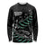 Custom New Zealand Silver Fern Rugby Long Sleeve Shirt Aotearoa Kiwi Maori Pattern