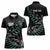 Custom New Zealand Silver Fern Rugby Women Polo Shirt Aotearoa Kiwi Maori Pattern