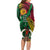 Halo Vanuatu Long Sleeve Bodycon Dress Happy 44th Independence Anniversary