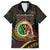 Personalised Vanuatu Family Matching Puletasi and Hawaiian Shirt Yumi 44 Hapi Independens Dei - Black Version