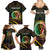 Personalised Vanuatu Family Matching Summer Maxi Dress and Hawaiian Shirt Yumi 44 Hapi Independens Dei - Black Version