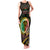 Personalised Vanuatu Family Matching Tank Maxi Dress and Hawaiian Shirt Yumi 44 Hapi Independens Dei - Black Version