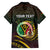 Personalised Vanuatu Hawaiian Shirt Yumi 44 Hapi Independens Dei - Black Version