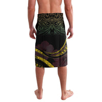 Personalised Vanuatu Lavalava Yumi 46th Hapi Independens Dei - Black Version LT14 - Polynesian Pride