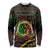 Personalised Vanuatu Long Sleeve Shirt Yumi 44 Hapi Independens Dei - Black Version