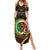 Personalised Vanuatu Summer Maxi Dress Yumi 44 Hapi Independens Dei - Black Version