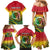 Personalised Vanuatu Family Matching Mermaid Dress and Hawaiian Shirt Yumi 44 Hapi Independens Dei - Reggae Version