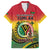 Personalised Vanuatu Family Matching Puletasi and Hawaiian Shirt Yumi 44 Hapi Independens Dei - Reggae Version