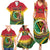 Personalised Vanuatu Family Matching Summer Maxi Dress and Hawaiian Shirt Yumi 44 Hapi Independens Dei - Reggae Version